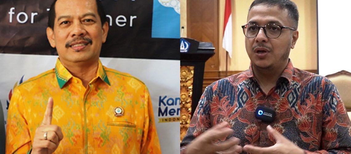 Rektor ITB STIKOM Bali, Dr. Dadang Hermawan dan GM Axioo Indonesia, Umayya